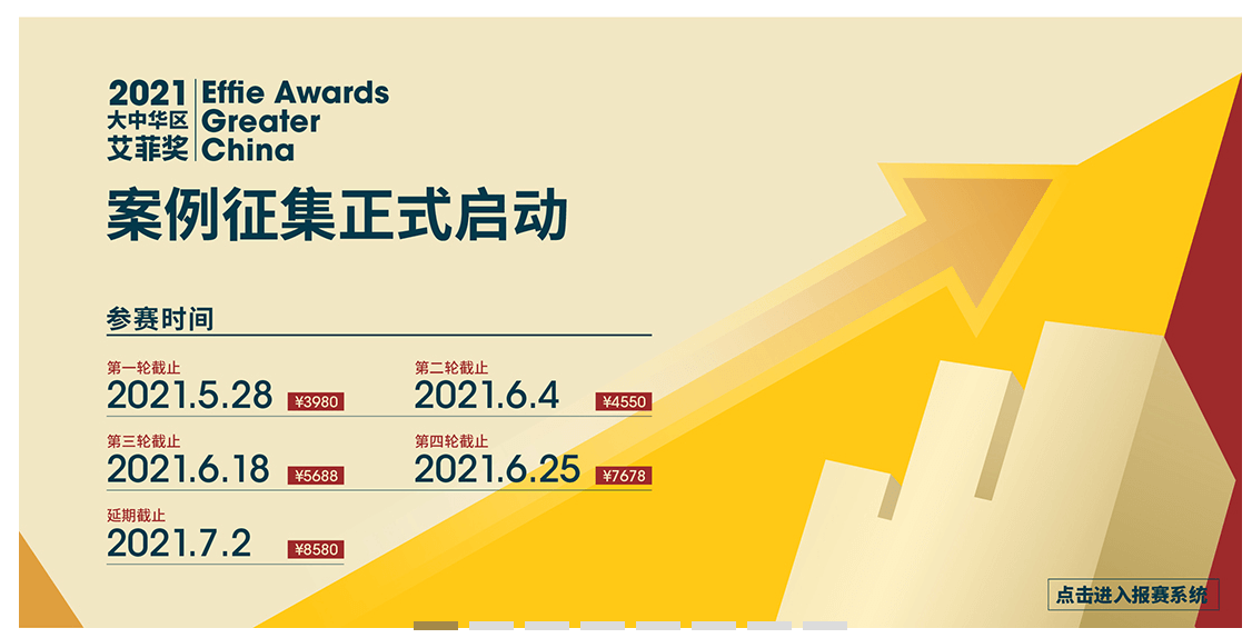 2021年艾菲獎徵件已經開跑。(圖：Effie大中華區官網https://www.effie-greaterchina.cn/)