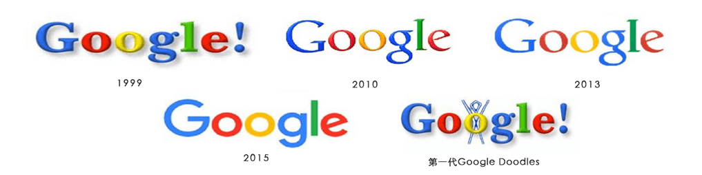 Google的新舊LOGO