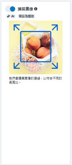 擴展圖像／影片